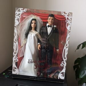 Elvis and Priscilla Barbies